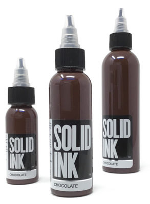 Pigmen Riasan Permanen Terlihat Alami Tinta Tato Tinta Padat Cokelat Vegan 30ML