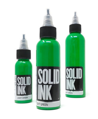 Pigmen Tinta Tato Tinta Hijau Mikro Padat 30ML 60ML 120ML 260ML