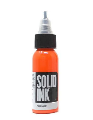 Pigmen Makeup Permanen Murni Tinta Tato Oranye Tinta Tato Tubuh Padat 30ML 60ML 120ML 260ML