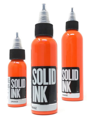 Pigmen Makeup Permanen Murni Tinta Tato Oranye Tinta Tato Tubuh Padat 30ML 60ML 120ML 260ML