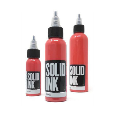 Super Konsentrat Semua Tinta Tato Alami Mawar Hitam 120ml Tinta Tato Padat