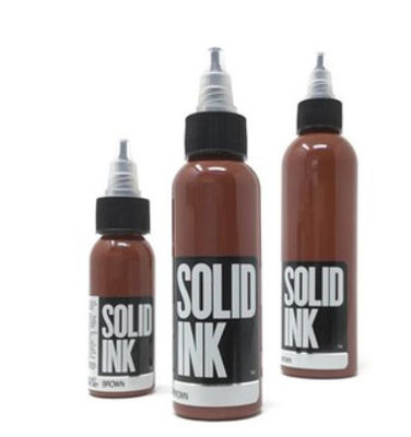 Tato Coklat Tinta Padat Murni Pigmen Makeup Permanen 30ML 60ML 120ML 260ML Pigmen Tato Organik