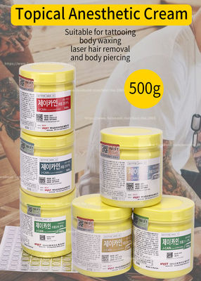 15.6% 29.9% J CAIN Numb Anesthetic Cream 500 Gram Tattoo Lidocaine Cream Warna Stabil Untuk Tato