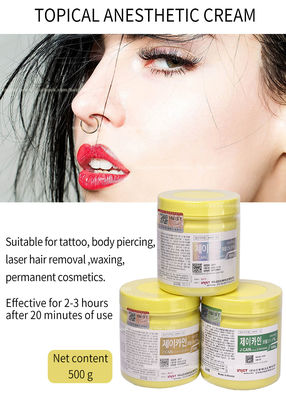 15.6% 29.9% J CAIN Numb Anesthetic Cream 500 Gram Tattoo Lidocaine Cream Warna Stabil Untuk Tato