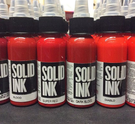 Micro Red Tattoo Ink Pigmen Makeup Permanen 30ML 60ML 120ML 260ML Terlihat Alami