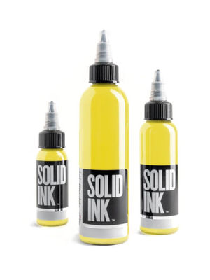 120ML 260ML Tinta Tato Kuning Cerah Pigmen Tato Organik Tidak Beracun