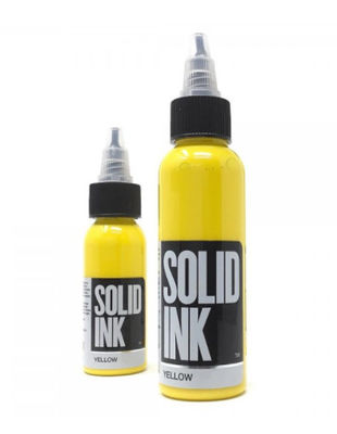 120ML 260ML Tinta Tato Kuning Cerah Pigmen Tato Organik Tidak Beracun