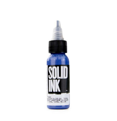Solid Blue Vibrant Tattoo Ink bebas kekejaman 30ml 60ml 120ml 260ml