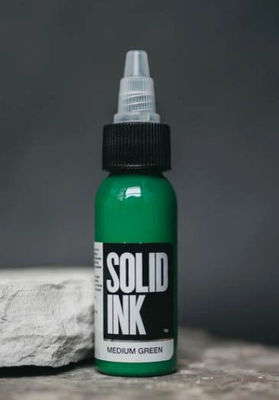 30ML 60ML Airbrush Tinta Padat Tinta Tato Medium Hijau Bahan Tanaman Murni