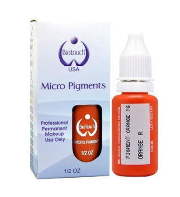 Biotouch MicrGel polishgment Oranye Pigmen Warna Makeup Permanen Microblading Perlengkapan Alis Shading MikrGel polishgmentasi
