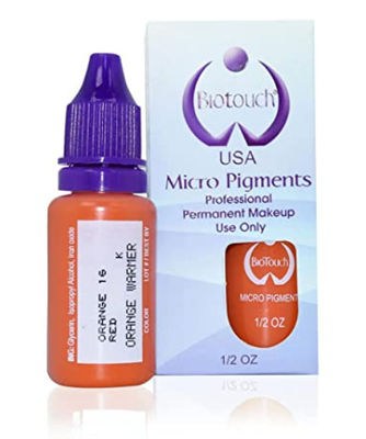 Biotouch MicrGel polishgment Oranye Pigmen Warna Makeup Permanen Microblading Perlengkapan Alis Shading MikrGel polishgmentasi