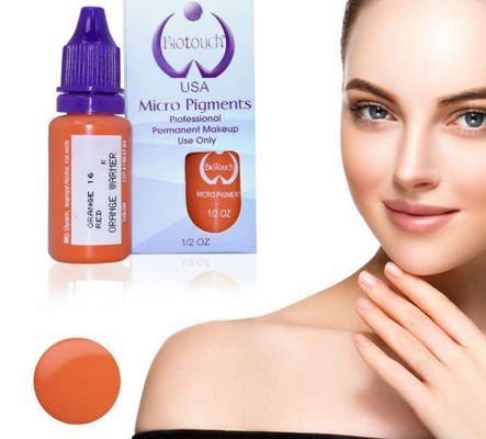 Biotouch MicrGel polishgment Oranye Pigmen Warna Makeup Permanen Microblading Perlengkapan Alis Shading MikrGel polishgmentasi