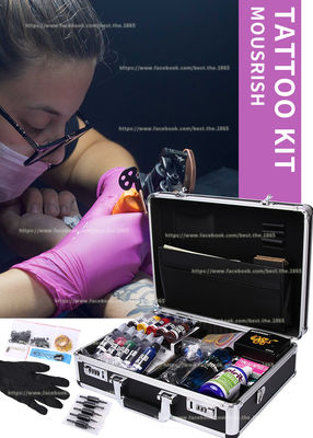 Tattoo Kit MOUSRISH Satu Kotak Dengan Alat Lengkap Ukuran Sedang Dan Ukuran Besar