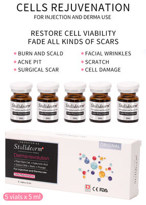Serum Peremajaan Sel Anti Penuaan esensi injeksi menggunakan serum set 5 pcs/set Mendukung Hidrasi & Kekencangan Kulit