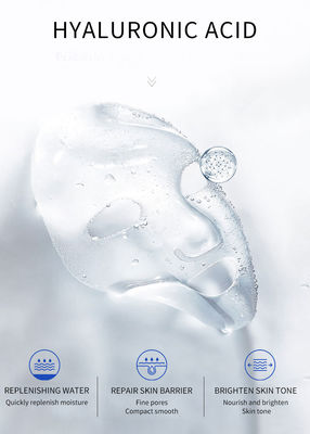 Masker Wajah Pelembab Bahan Murni 7 pcs Asam Hyaluronic Kulit Kencang