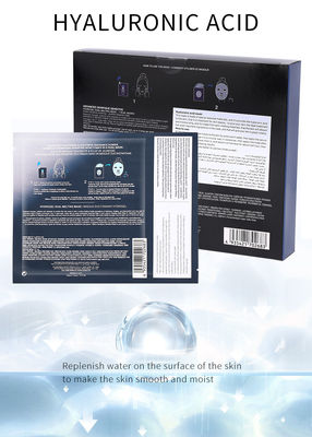 Masker Wajah Pelembab Bahan Murni 7 pcs Asam Hyaluronic Kulit Kencang